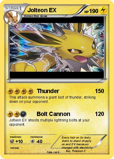 Pokemon Jolteon EX