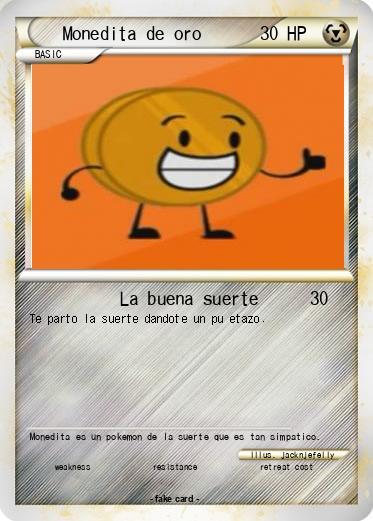 Pokemon Monedita de oro