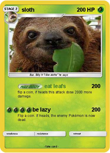 Pokemon sloth