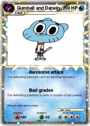 Pokemon Gumball and Darwin