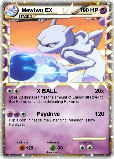 Pokemon Mewtwo EX