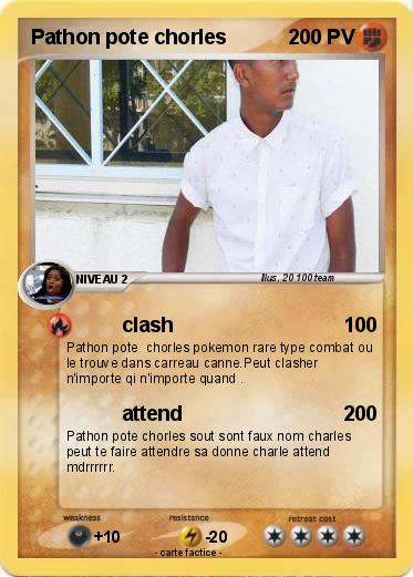 Pokemon Pathon pote chorles