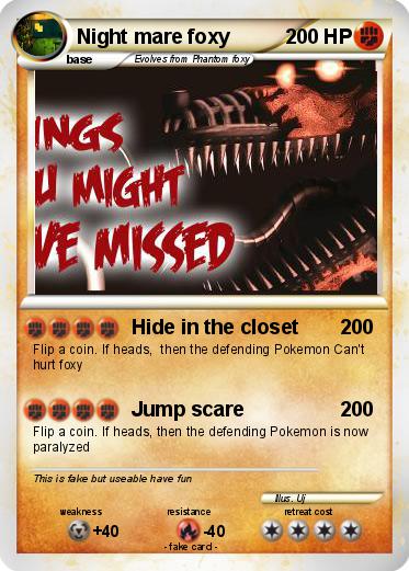 Pokemon Night mare foxy