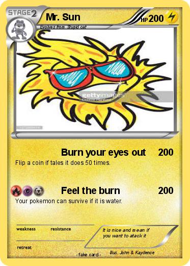 Pokemon Mr. Sun