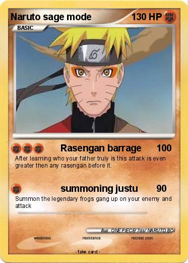 Pokemon Naruto sage mode