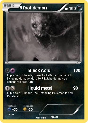 Pokemon 5 foot demon
