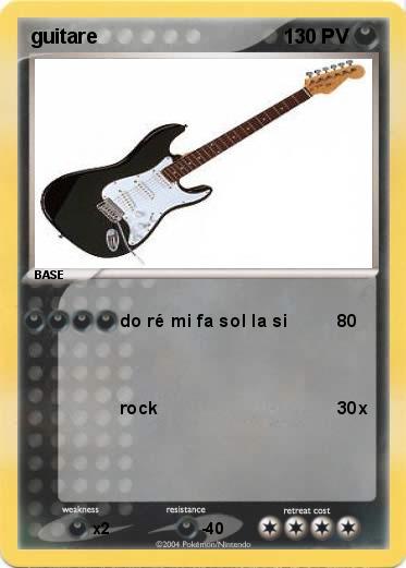 Pokemon guitare