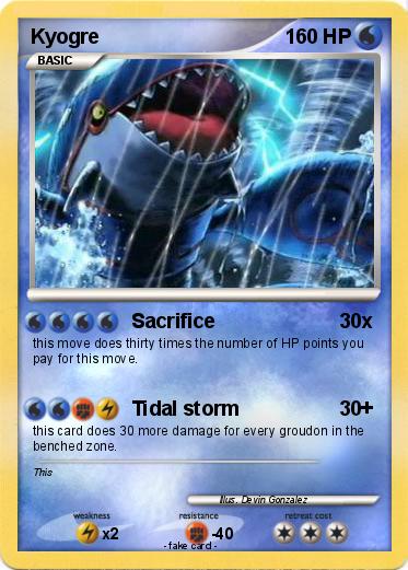 Pokemon Kyogre