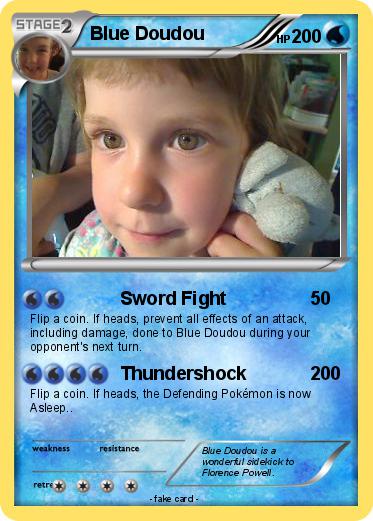 Pokemon Blue Doudou