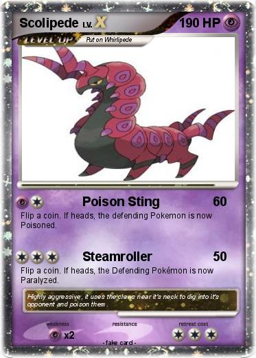 Pokemon Scolipede