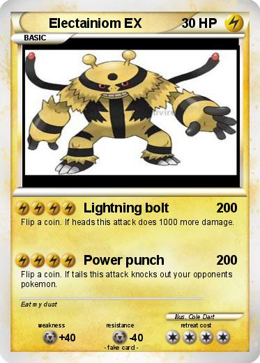 Pokemon Electainiom EX