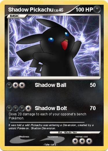 Pokemon Shadow Pickachu