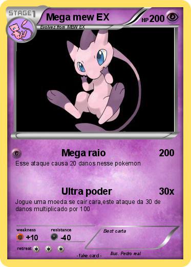 Pokemon Mega mew EX