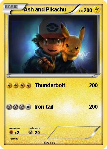Pokemon Ash and Pikachu