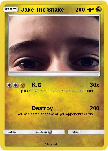 Pokemon Jake The Snake