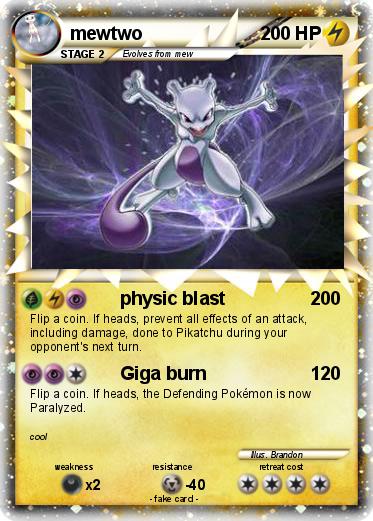 Pokemon mewtwo