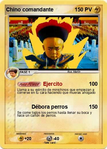 Pokemon Chino comandante