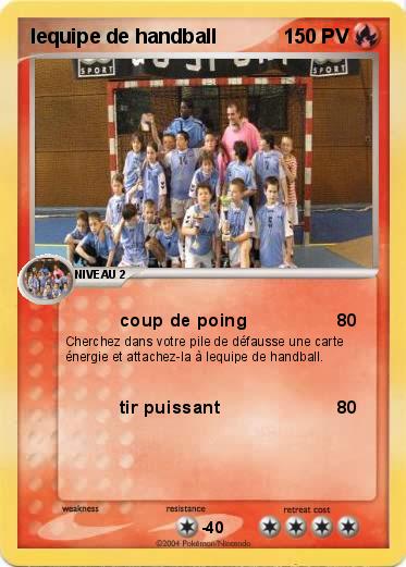 Pokemon lequipe de handball