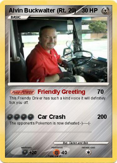 Pokemon Alvin Buckwalter (Rt. 20)