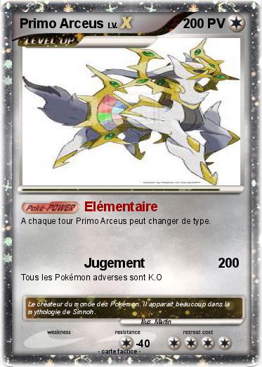 Pokemon Primo Arceus
