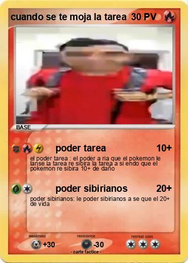 Pokemon cuando se te moja la tarea