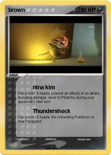 Pokemon brown