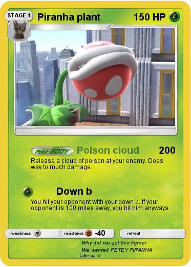 Pokemon Piranha plant