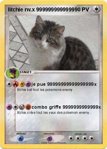 Pokemon litchie nv.x 9999999999999