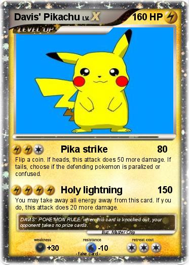 Pokemon Davis' Pikachu
