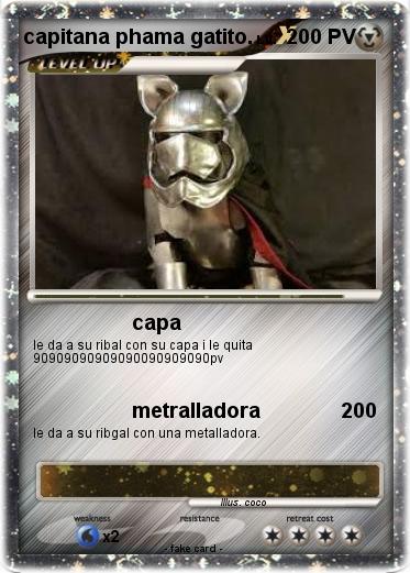 Pokemon capitana phama gatito.