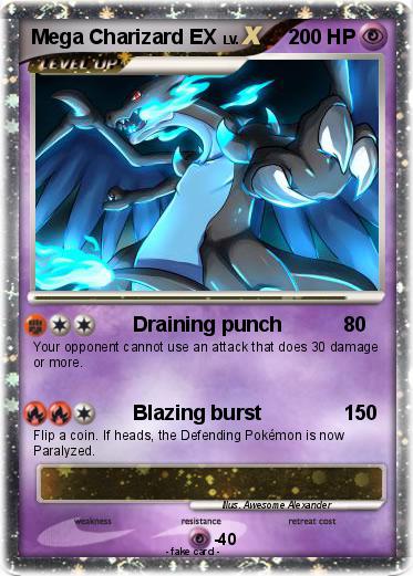 Pokemon Mega Charizard EX