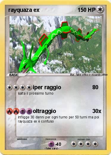 Pokemon rayquaza ex
