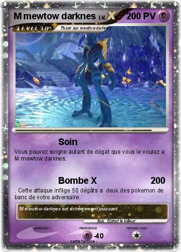 Pokemon M mewtow darknes