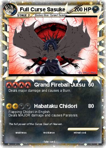 Pokemon Full Curse Sasuke