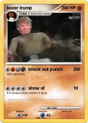 Pokemon boxer trump