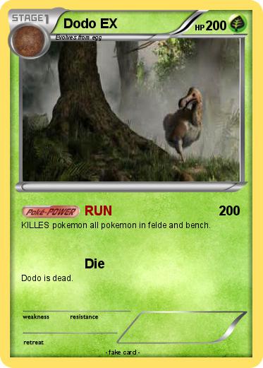 Pokemon Dodo EX