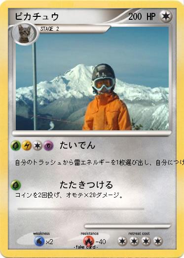 Pokemon ピカチュウ