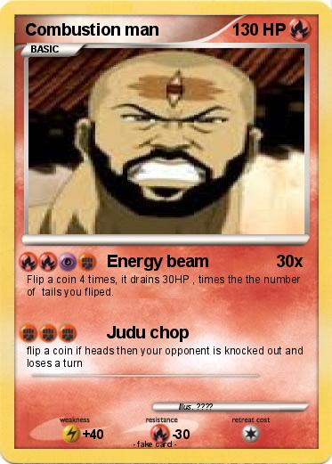 Pokemon Combustion man
