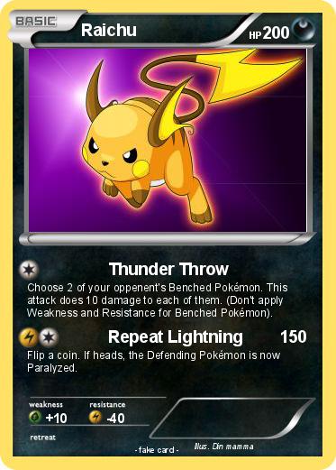 Pokemon Raichu