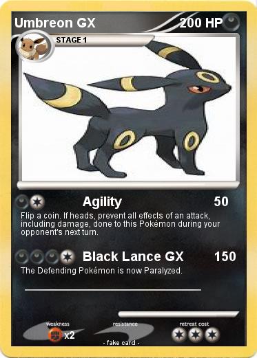 Pokemon Umbreon GX