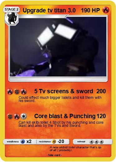 Pokemon Upgrade tv titan 3.0