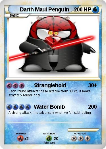 Pokemon Darth Maul Penguin