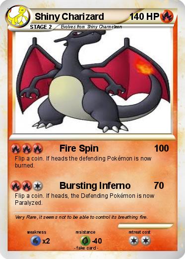Pokemon Shiny Charizard
