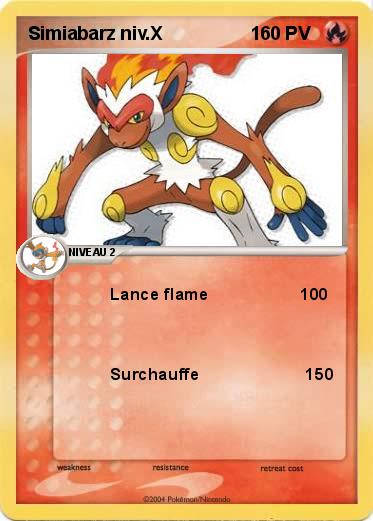 Pokemon Simiabarz niv.X                 1