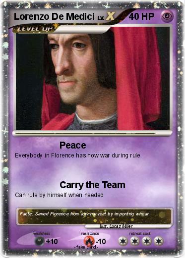 Pokemon Lorenzo De Medici