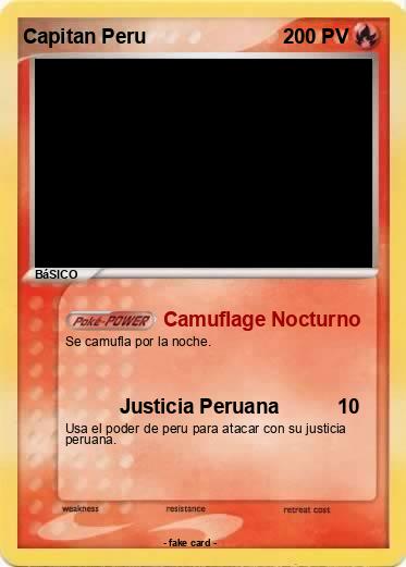 Pokemon Capitan Peru