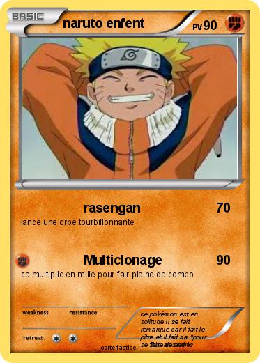Pokemon naruto enfent