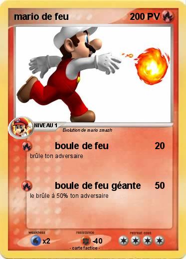 Pokemon mario de feu
