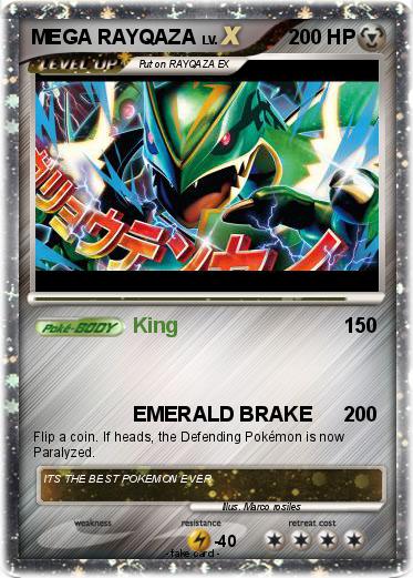 Pokemon MEGA RAYQAZA