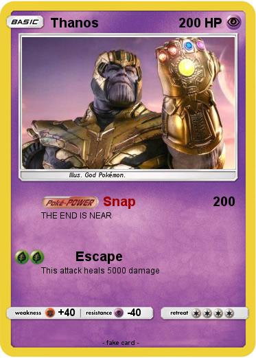 Pokemon Thanos